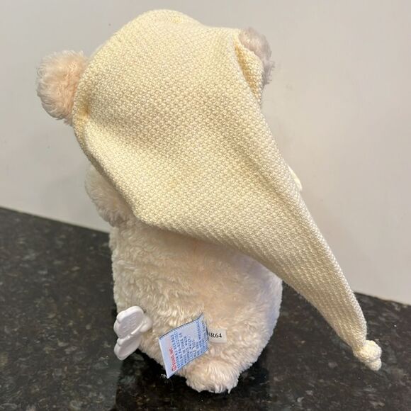 BABY GUND Nighty Night Ivory Teddy Bear Windup Musical Plush Stuffed Toy 58002 - Picture 5 of 9